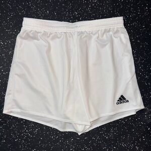 Adidas White Soccer Shorts